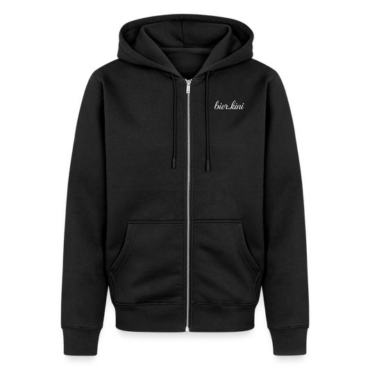 bier.kini Premium Kapuzenjacke - Schwarz