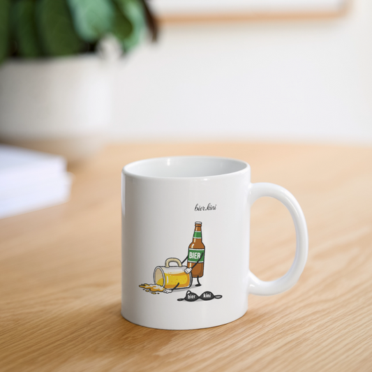 Bier x Bier - Tasse - Weiß