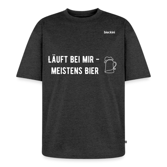 Unisex Oversized Bio T-Shirt - Anthrazit meliert