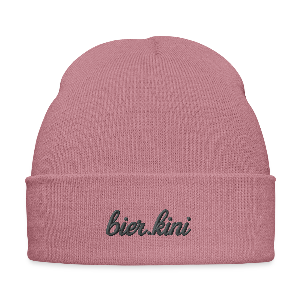 Bestickte Wintermütze bierkini - Rosa