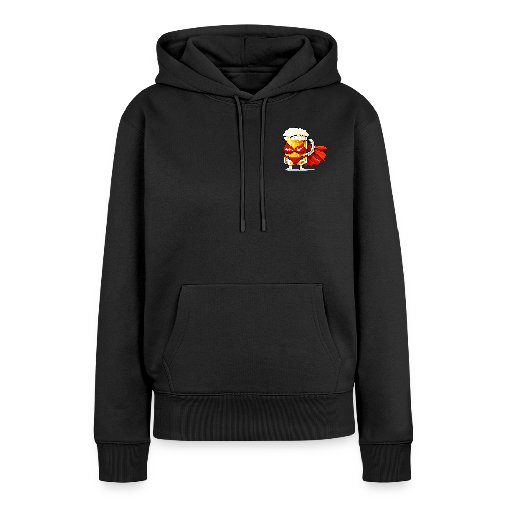 Bierhero - Frauen Premium Hoodie - Schwarz