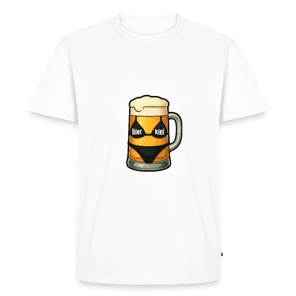 Männer Premium T-Shirt bier.kini - Weiß