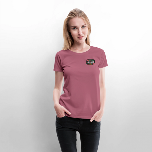 Frauen bier.kini Weihnachtsshirt - Premium - Mauve