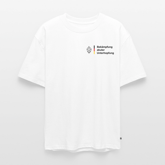 Unisex Oversized Bio T-Shirt - Weiß