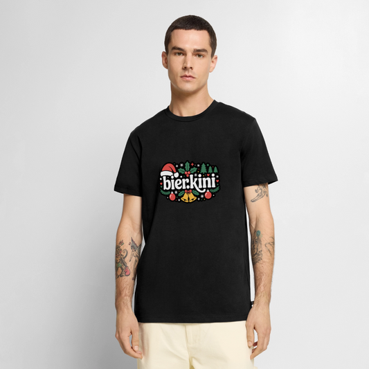 Männer Premium T-Shirt Weihnachten bier.kini - Schwarz