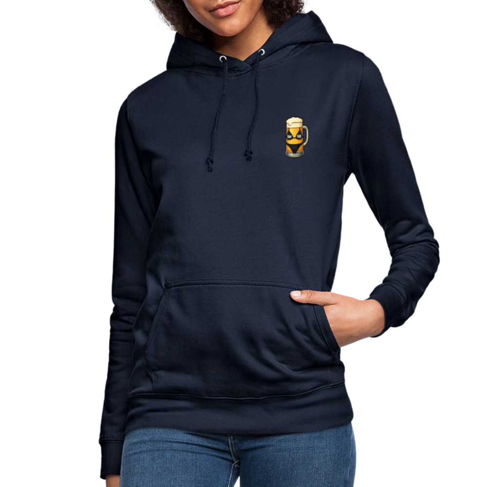 Bierglas - Frauen Hoodie - Navy