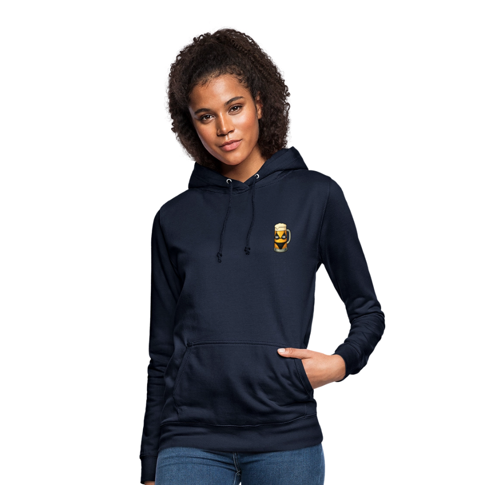 Bierglas - Frauen Hoodie - Navy