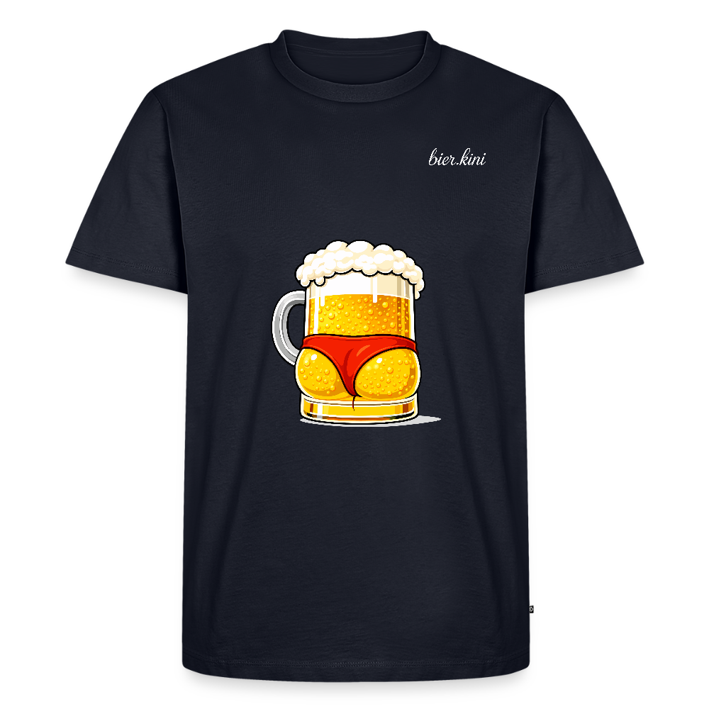 Bier-Arschli BIG - Männer Premium T-Shirt - Navy