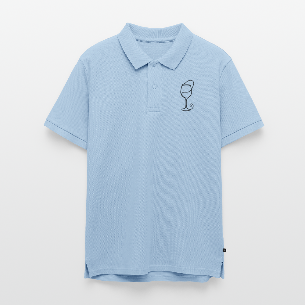 Männer Premium Polo Shirt - Hellblau