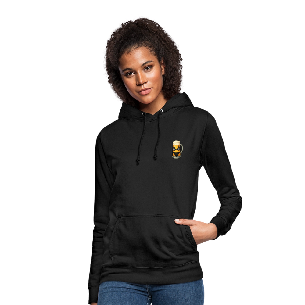 Bierglas - Frauen Hoodie - Schwarz