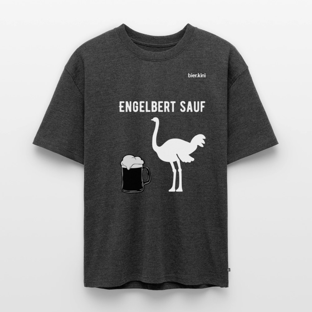 Oversized Bio T-Shirt - Anthrazit meliert
