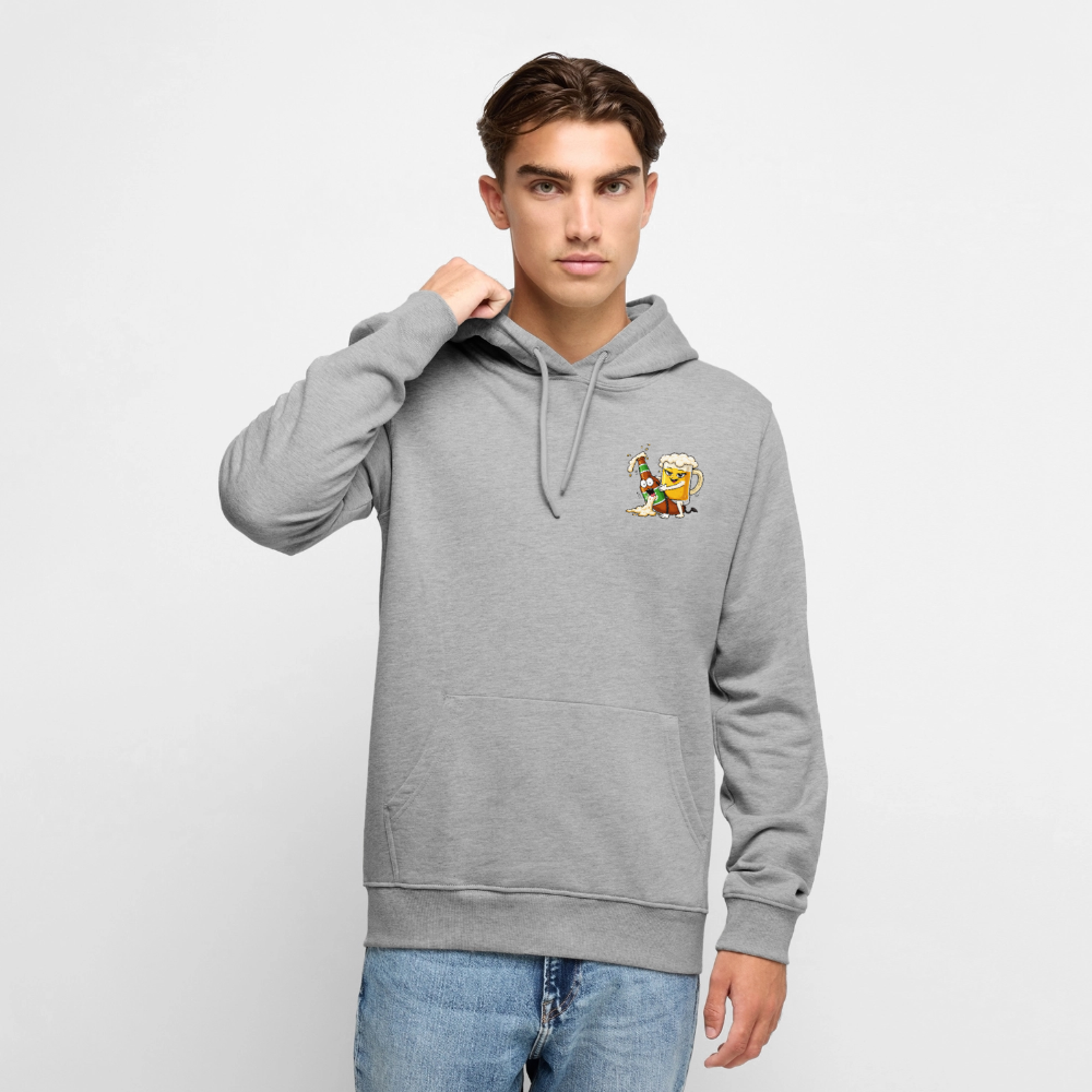 Bier X Bier - Männer Premium Hoodie - Grau meliert