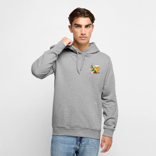 Bier X Bier - Männer Premium Hoodie - Grau meliert