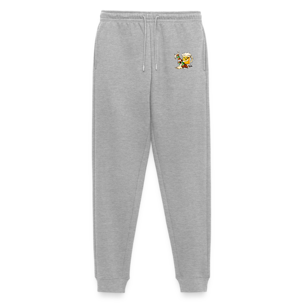 Bier & Bier - Männer Premium Bio Jogginghose - Grau meliert