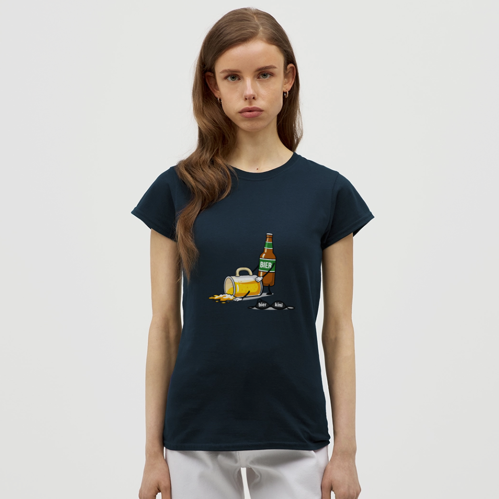 Bier & Bier - Frauen T-Shirt - Navy