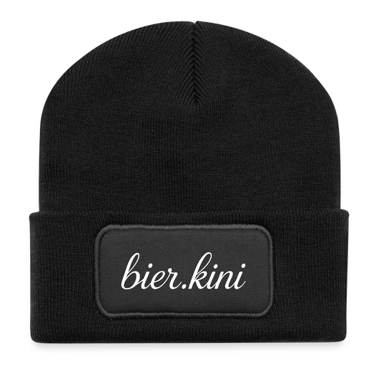 Patch Beanie - Schwarz