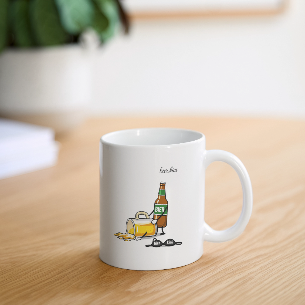 Bier x Bier - Tasse - Weiß
