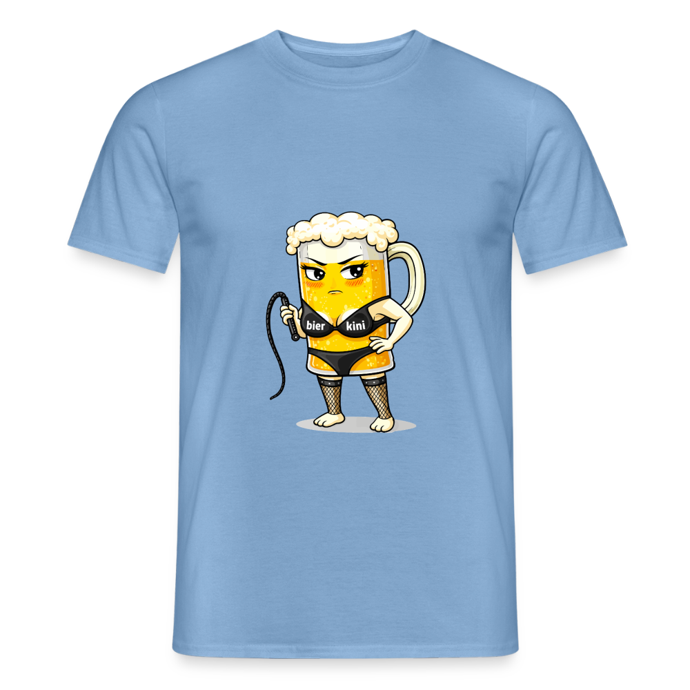 Domina - bierkini - Männer T-Shirt - Carolina Blue