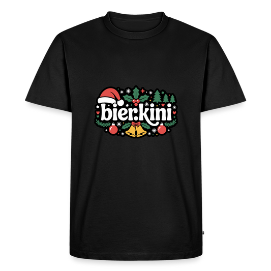 Männer Premium T-Shirt Weihnachten bier.kini - Schwarz