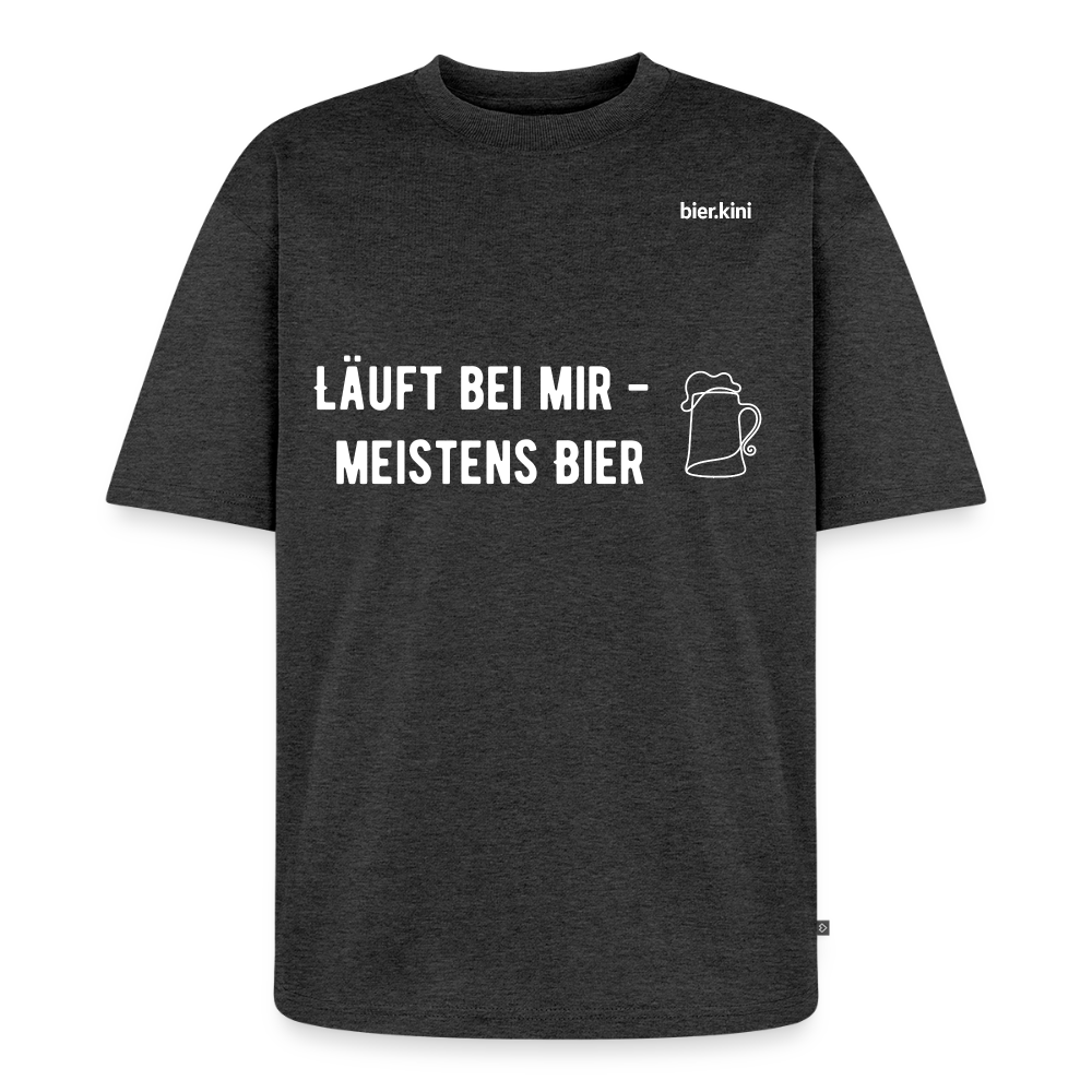 Unisex Oversized Bio T-Shirt - Anthrazit meliert