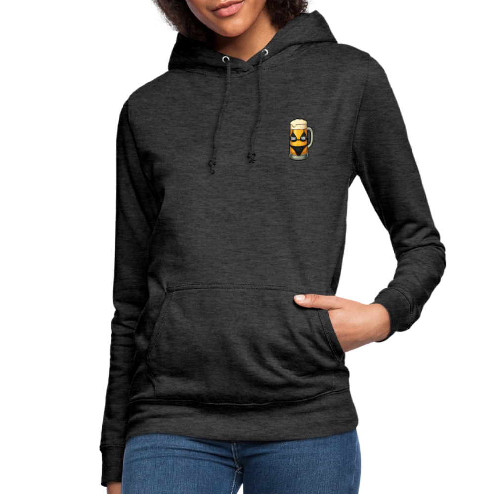 Bierglas - Frauen Hoodie - Anthrazit