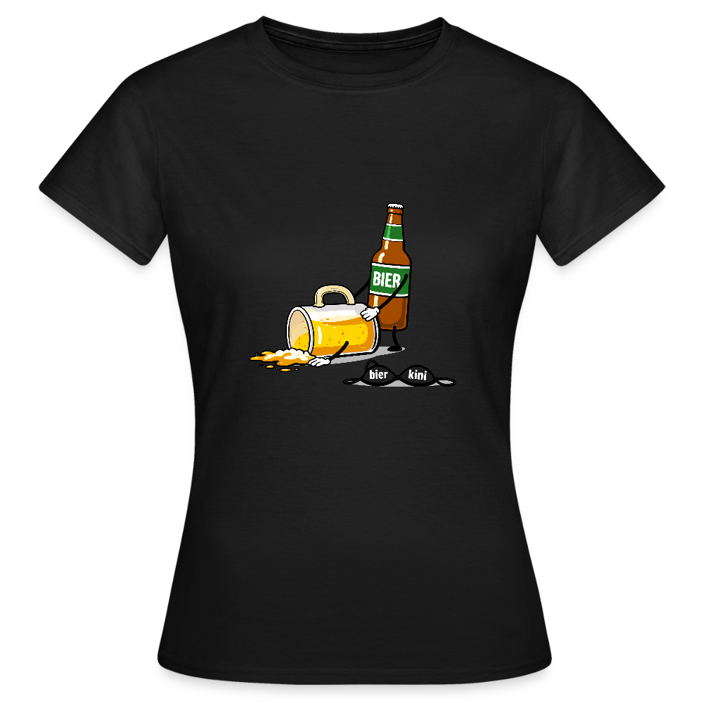 Bier & Bier - Frauen T-Shirt - Schwarz