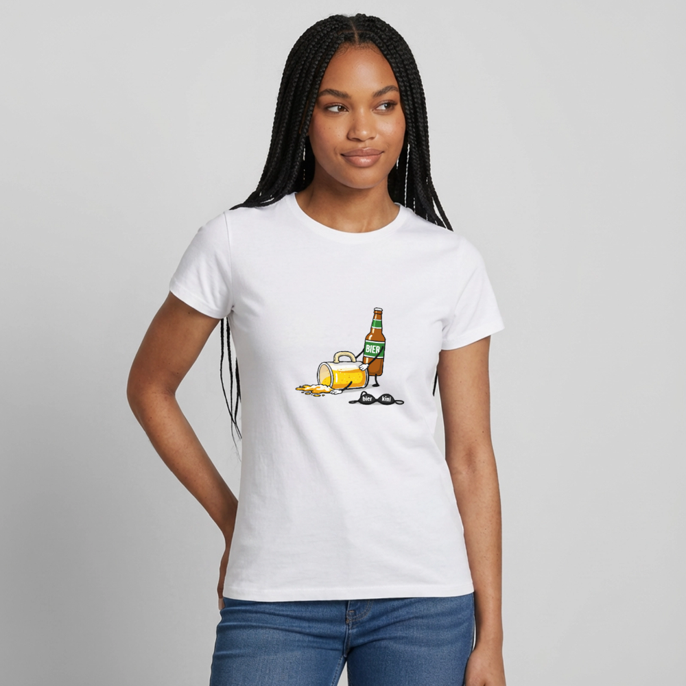 Bier & Bier - Frauen T-Shirt - Weiß