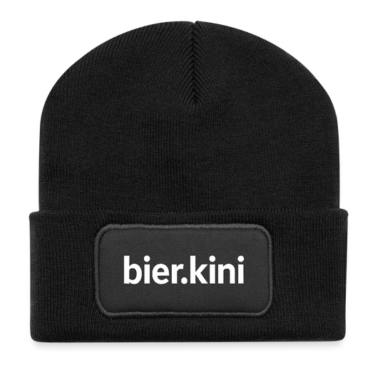 Patch Beanie - Schwarz