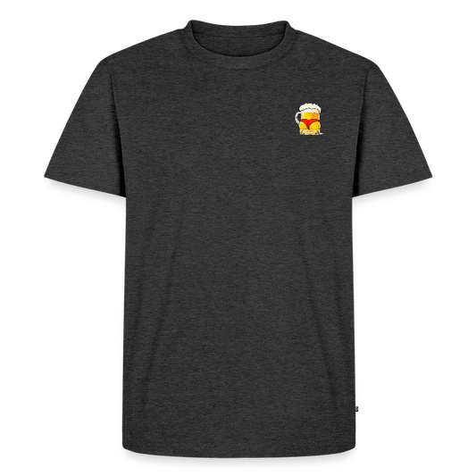 Bier-Ärschli - Männer Premium T-Shirt - Anthrazit meliert