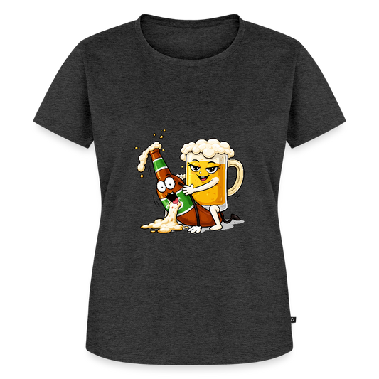 Frauen Premium T-Shirt - Anthrazit meliert