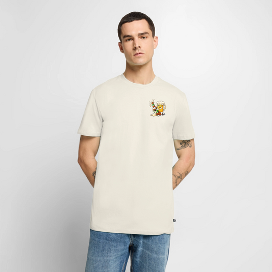 Bier X Bierkrug - Männer Premium T-Shirt - Naturweiß
