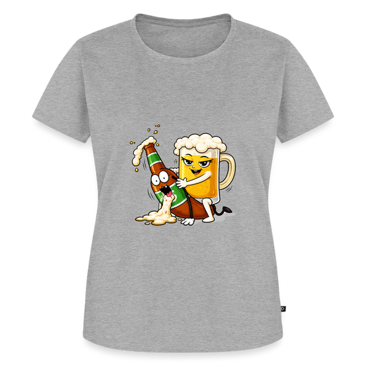 Frauen Premium T-Shirt - Grau meliert