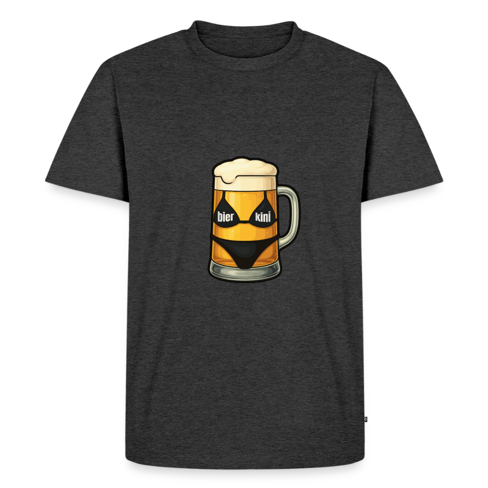 Männer Premium T-Shirt bier.kini - Anthrazit meliert