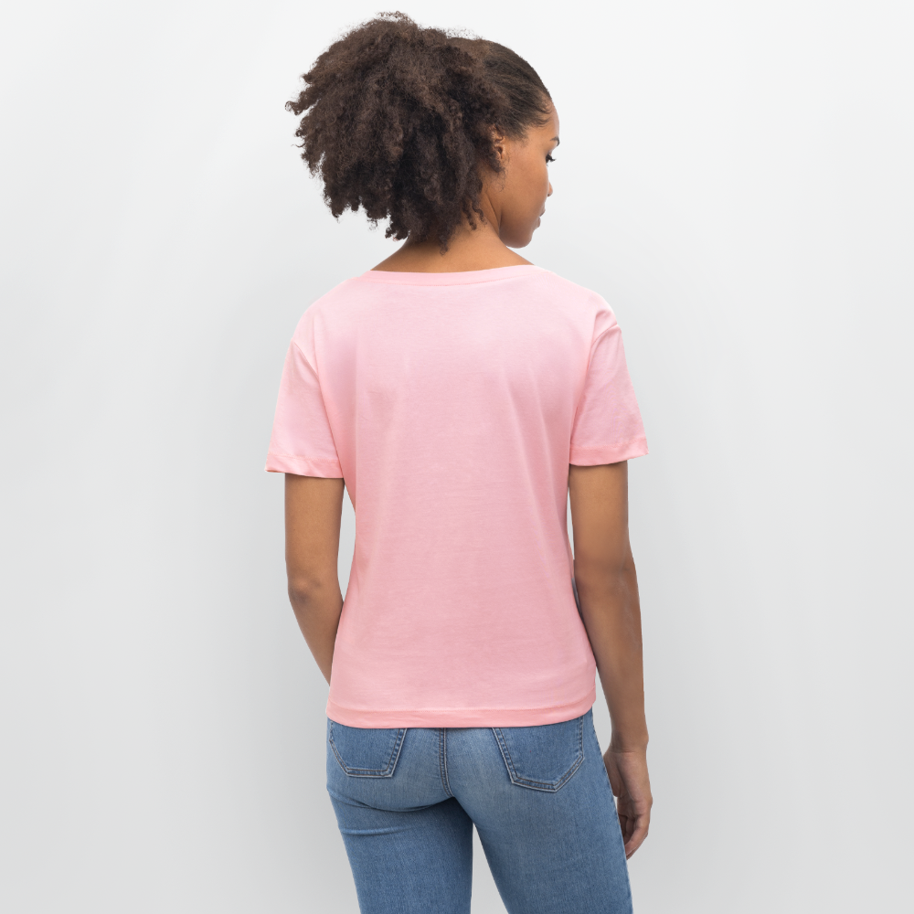 Frauen T-Shirt rundhals - Hellrosa