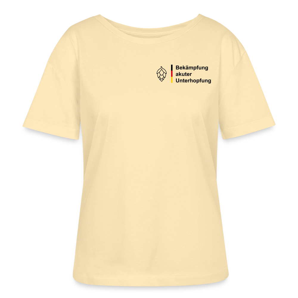Frauen T-Shirt rundhals - Creme