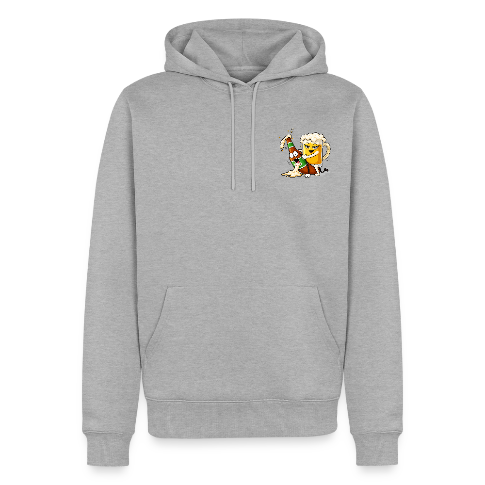 Bier X Bier - Männer Premium Hoodie - Grau meliert