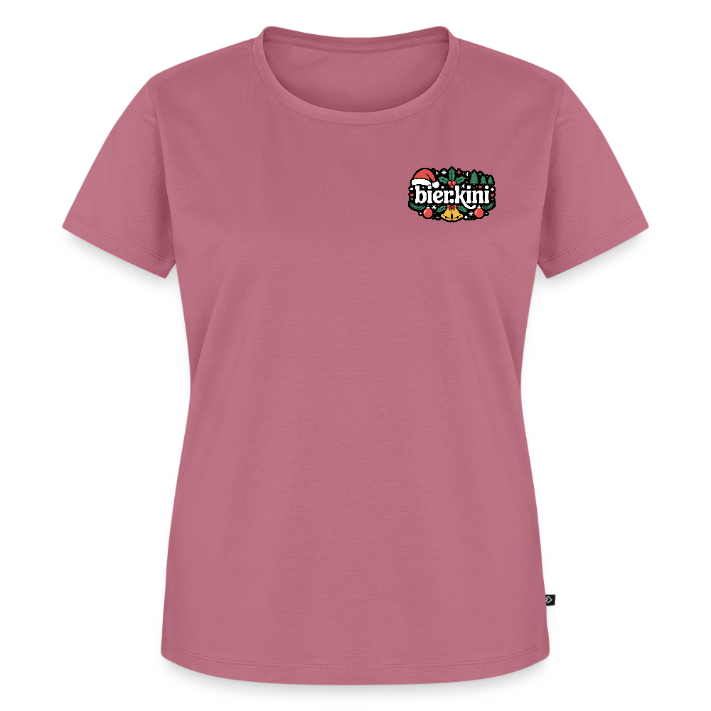 Frauen bier.kini Weihnachtsshirt - Premium - Mauve