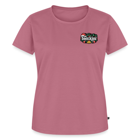 Frauen bier.kini Weihnachtsshirt - Premium - Mauve