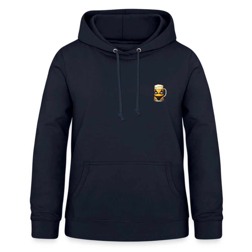Bierglas - Frauen Hoodie - Navy