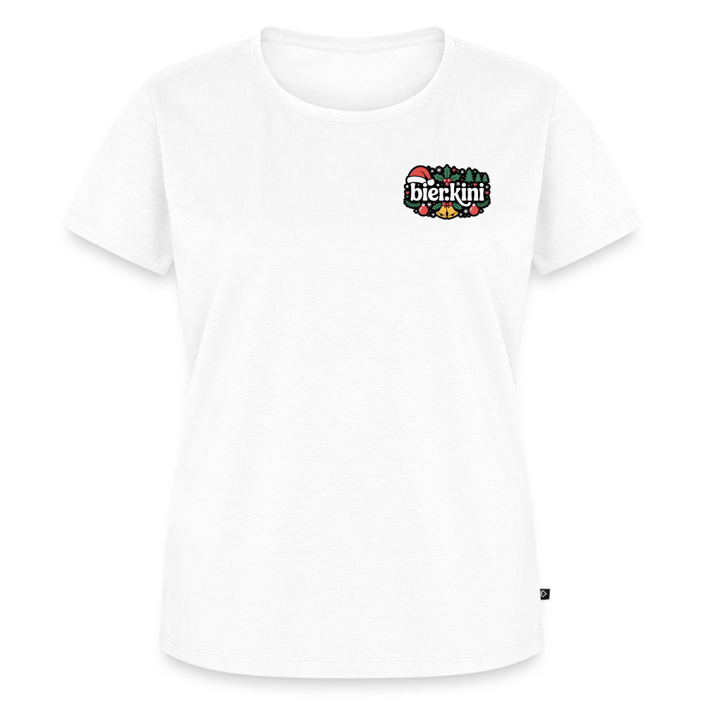 Frauen bier.kini Weihnachtsshirt - Premium - Weiß