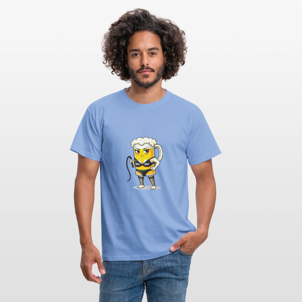 Domina - bierkini - Männer T-Shirt - Carolina Blue