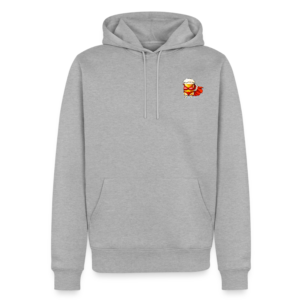 Bierhero - Männer Premium Hoodie - Grau meliert