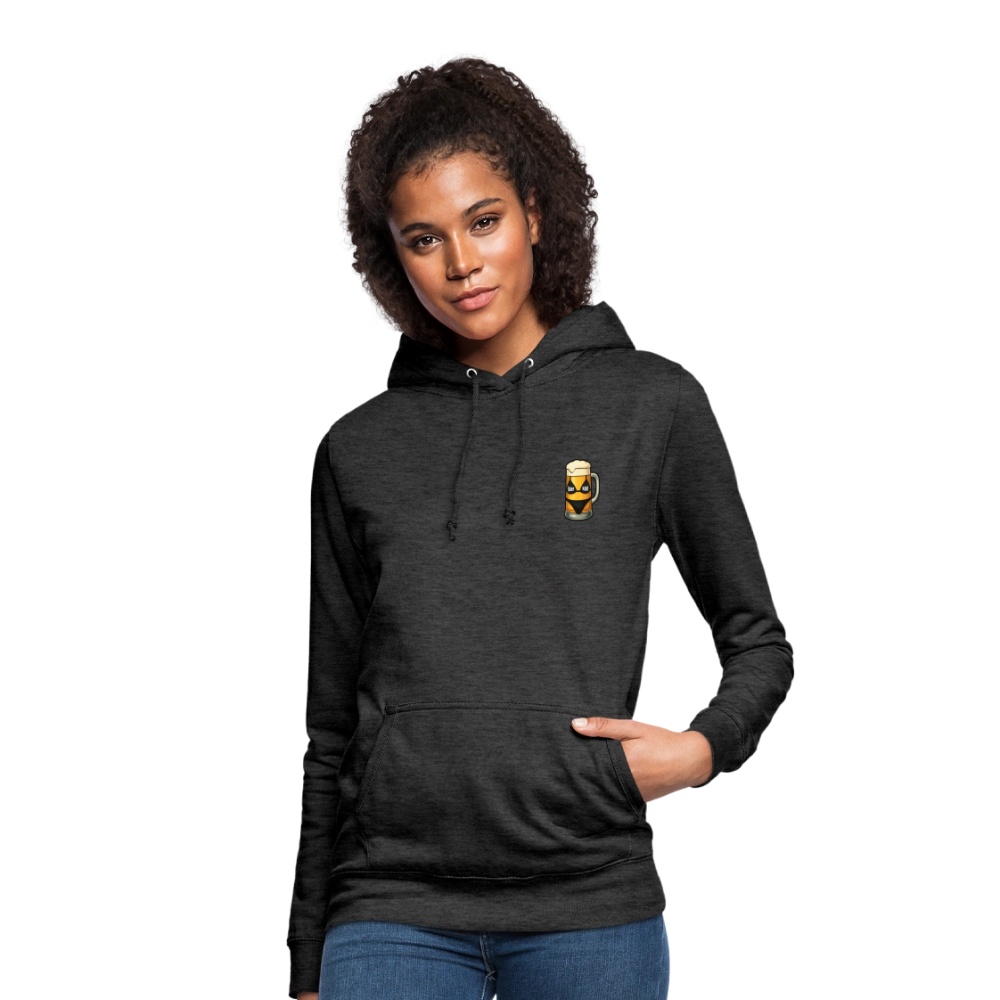 Bierglas - Frauen Hoodie - Anthrazit