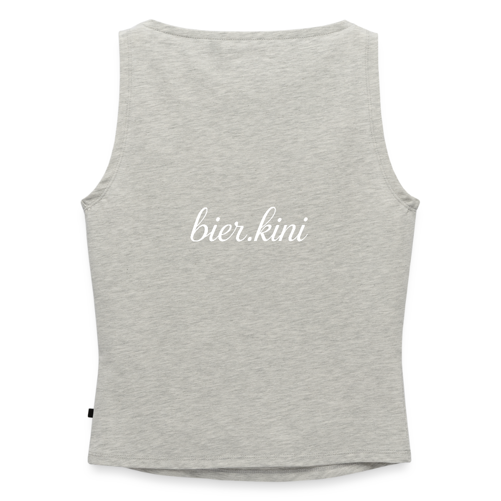 Women's Tank Top with Boat Neckline - heather grey