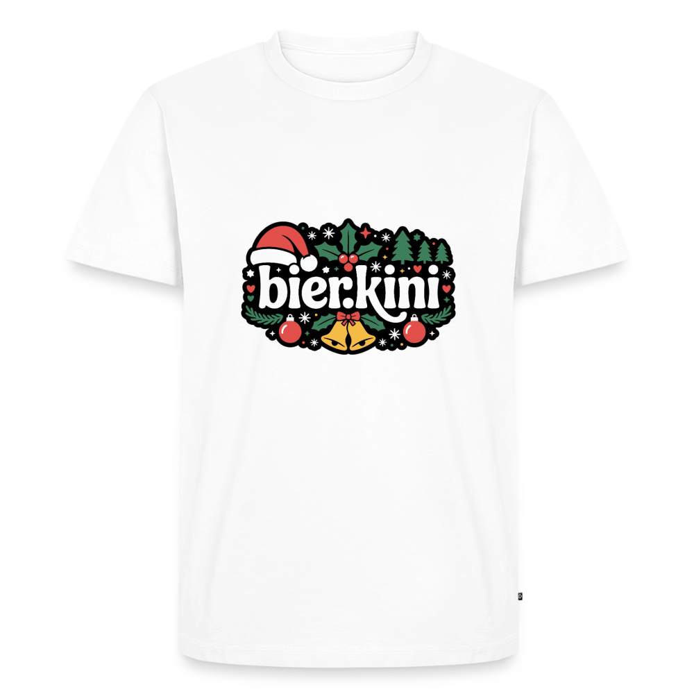 Männer Premium T-Shirt Weihnachten bier.kini - Weiß