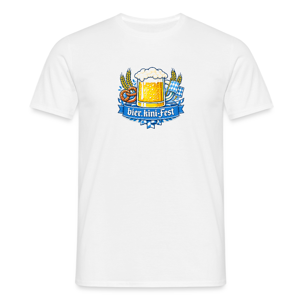 bier.kini - Fest Männer T-Shirt - Weiß