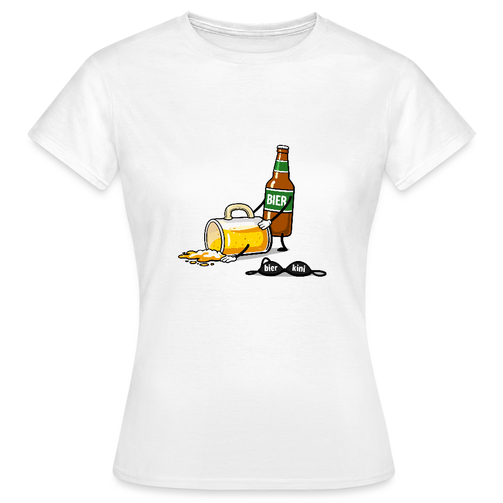 Bier & Bier - Frauen T-Shirt - Weiß