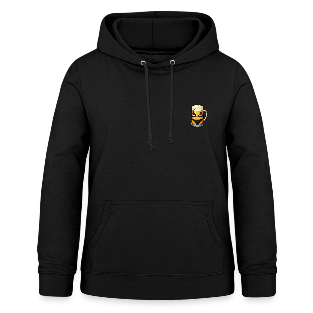 Bierglas - Frauen Hoodie - Schwarz