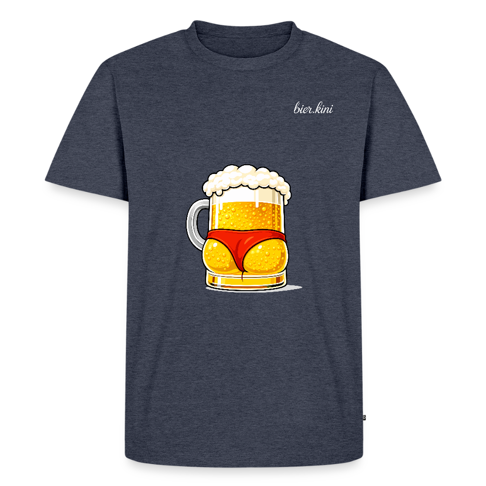 Bier-Arschli BIG - Männer Premium T-Shirt - Jeansblau 