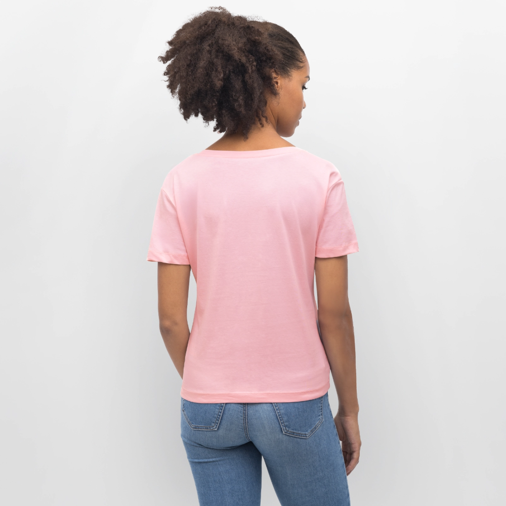 Frauen T-Shirt rundhals - Hellrosa